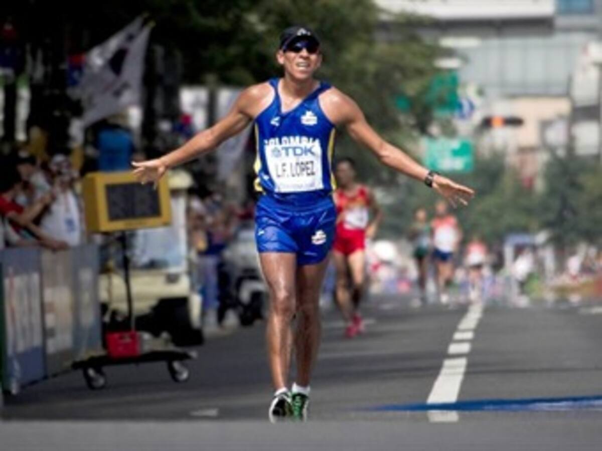 Luis Fernando López consigue la primera medalla para Colombia en un Mundial de atletismo