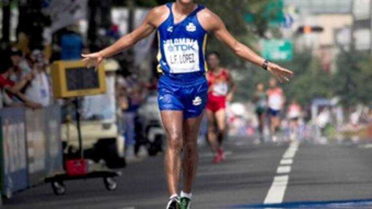 Luis Fernando López consigue la primera medalla para Colombia en un Mundial de atletismo