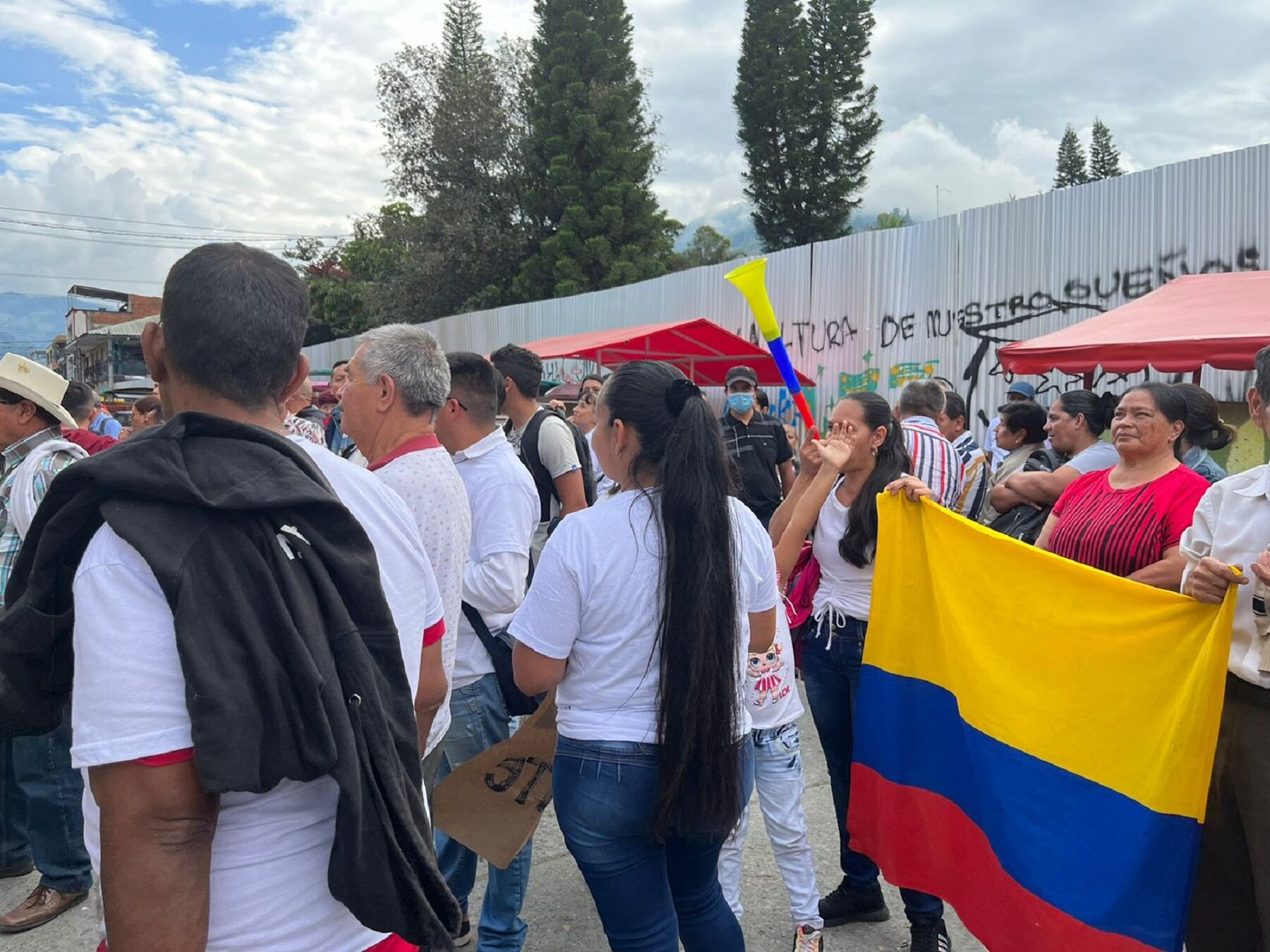 Sigue el comité denominado "No pago al peaje" en el sector de Coello vía Ibagué - Cajamarca