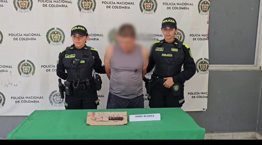 Capturado por asesinato de una mujer en Barranquilla./ Foto: Policía Metropolitana