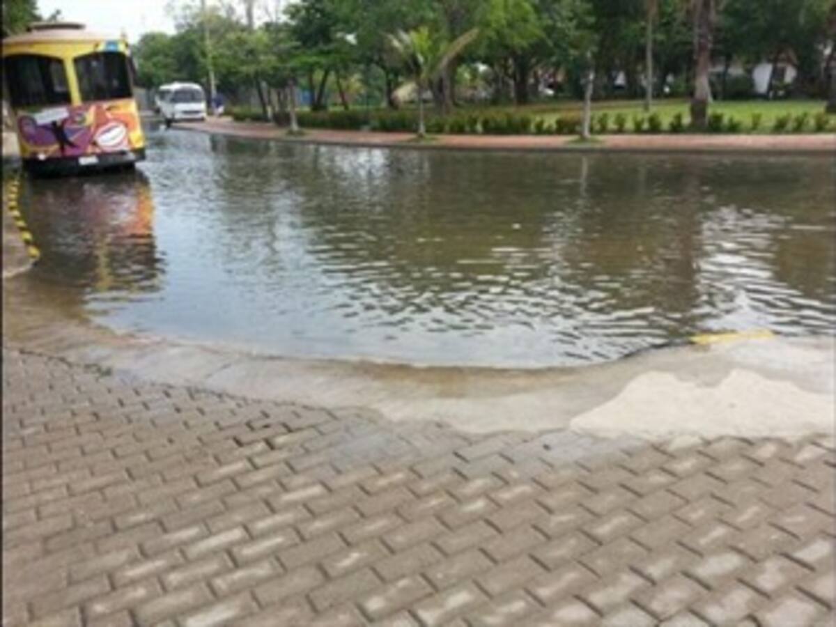 Alarma por inundaciones producto de mareas altas en Cartagena