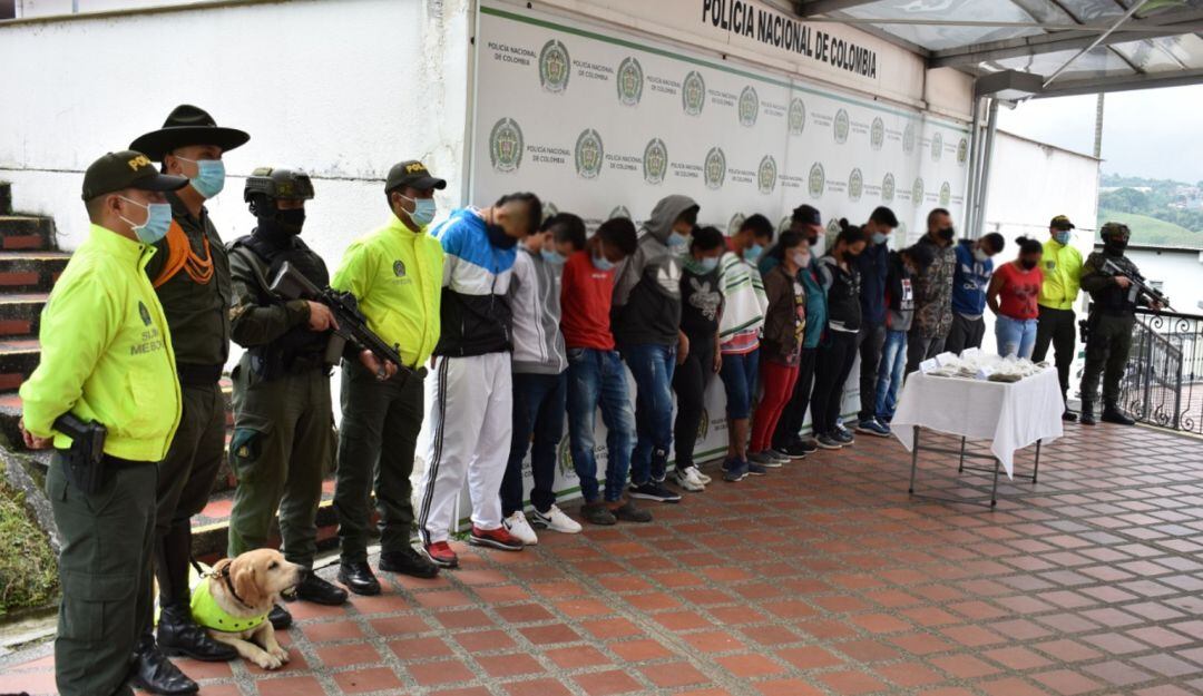 Capturas por tráfico de drogas en Pereira.
