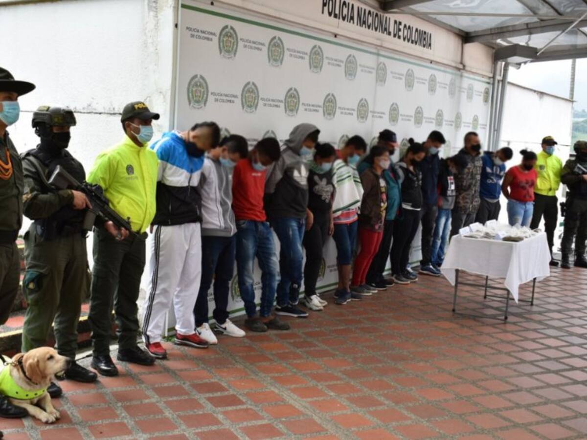 Desarticulan banda 'Malaya', señalada de comercializar drogas en Pereira