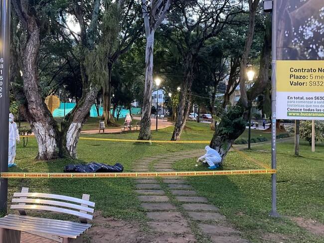 Extrañas bolsas negras en Bucaramanga