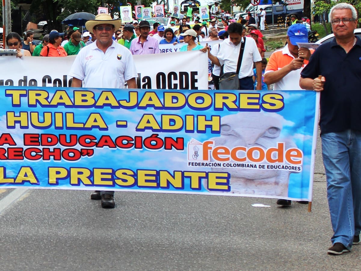 En el Huila, cerca de 10.000 educadores paralizarán actividades en el día cívico.