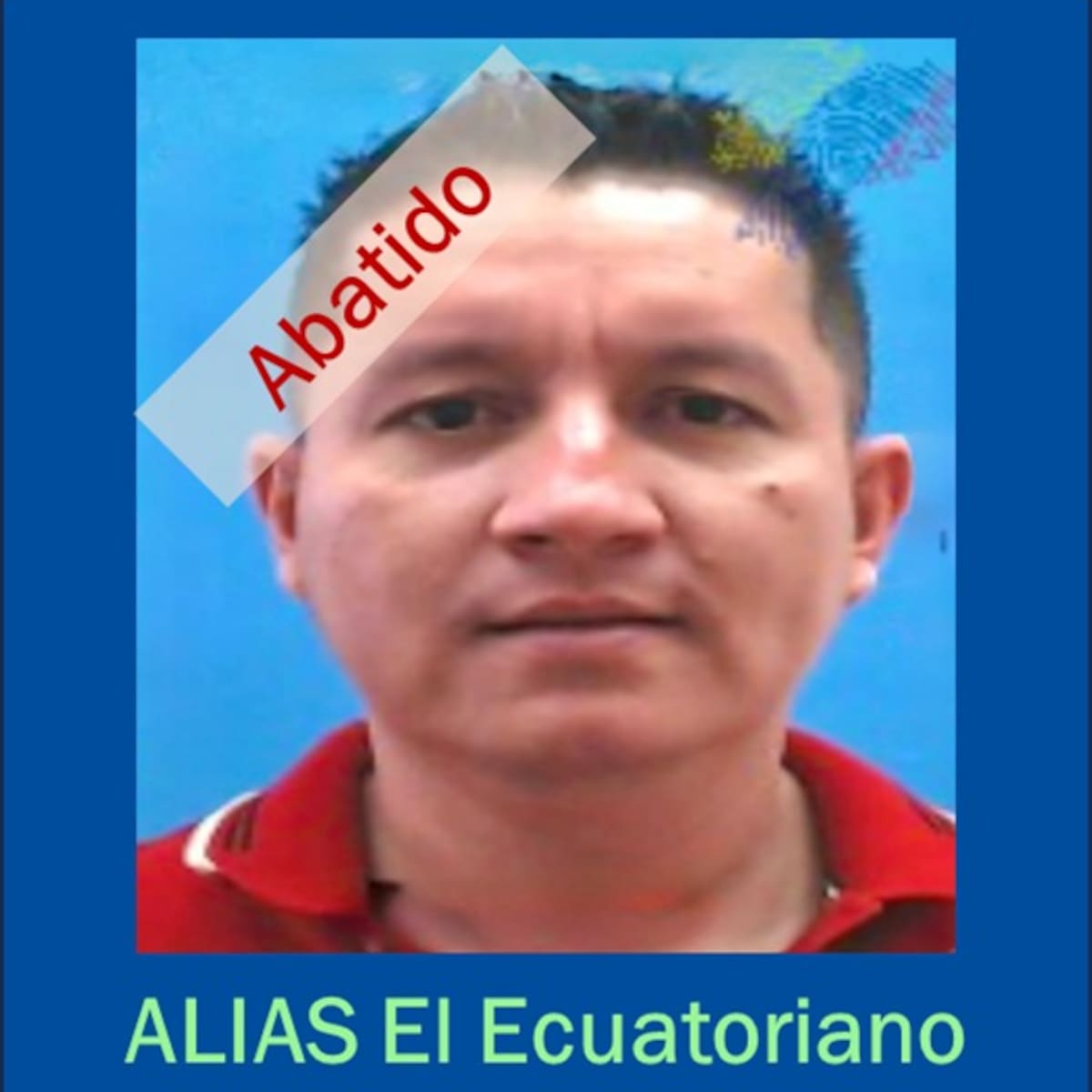 Rionegro: abatido el enlace de “Los Choneros” con el Clan del Golfo para exportar cocaína a EE. UU.