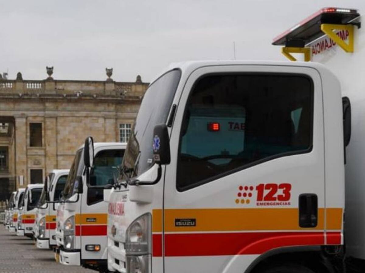 Nuevas ambulancias para Bogotá