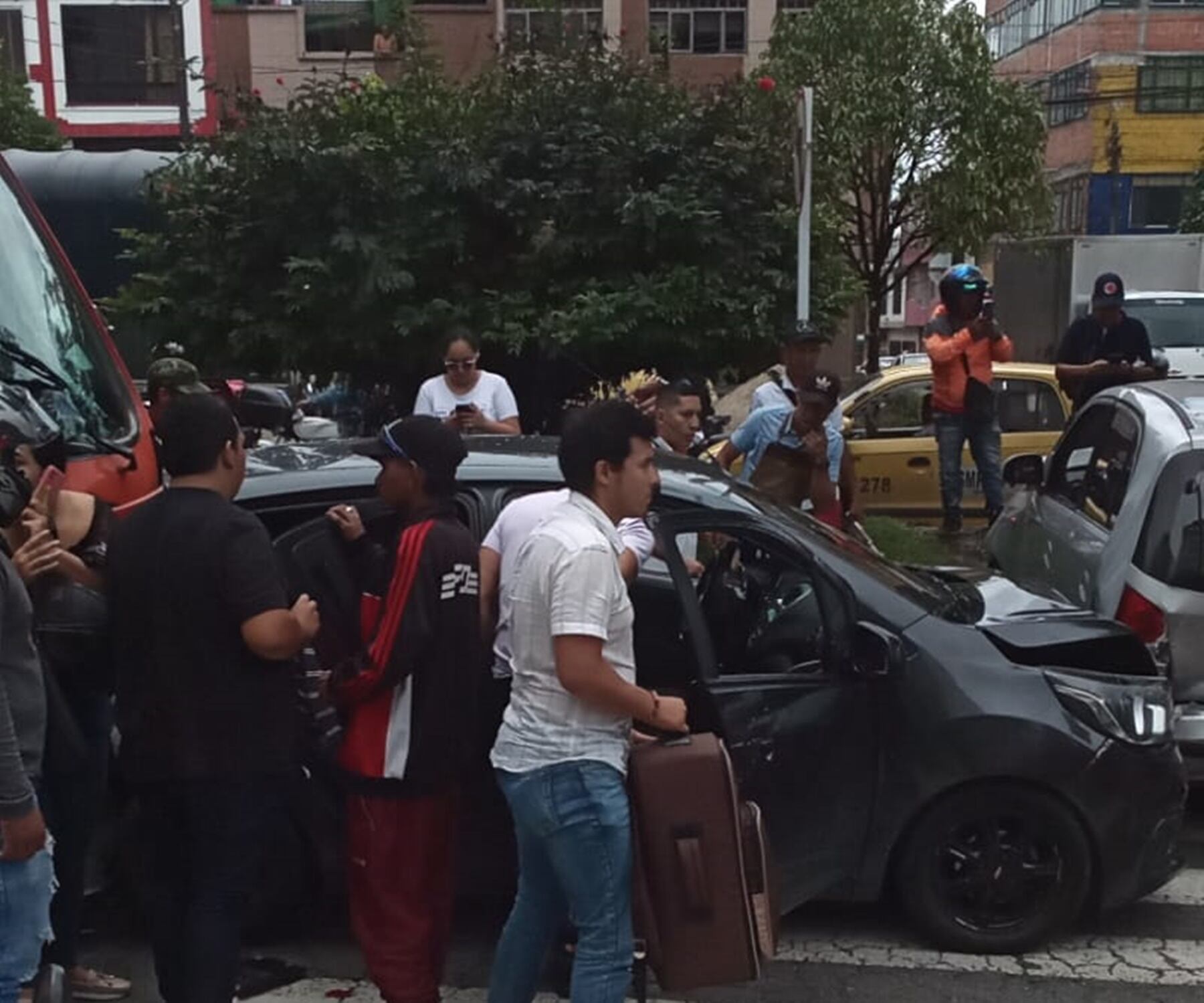 Accidente avenida Pedro Tafur