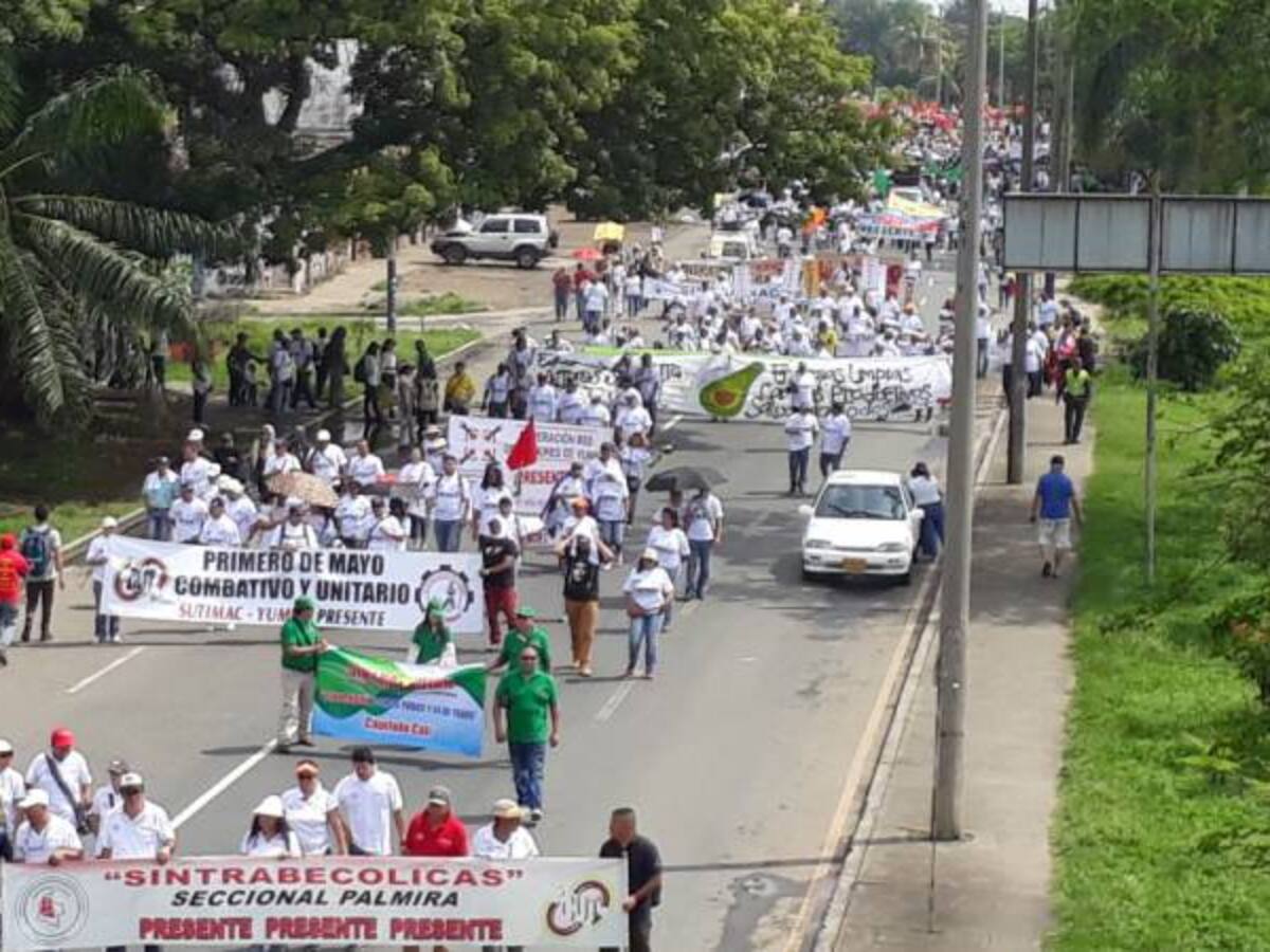Cali marchó en el Día del Trabajo