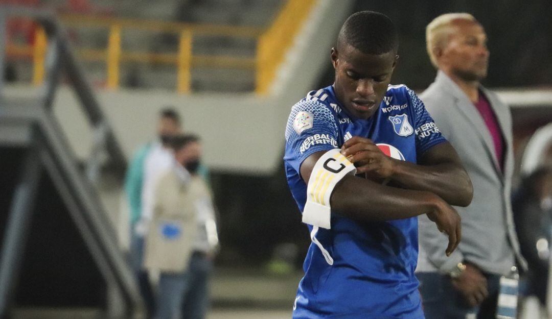 Andrés Román se entrena de manera diferenciada en Millonarios durante este semestre.