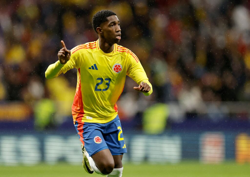 Watford elogia a Yaser Asprilla tras su gol con Colombia / Getty Images