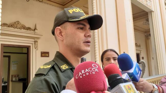 Mayor Andrés Mendoza, jefe de la seccional de Tránsito y Transporte de Caldas