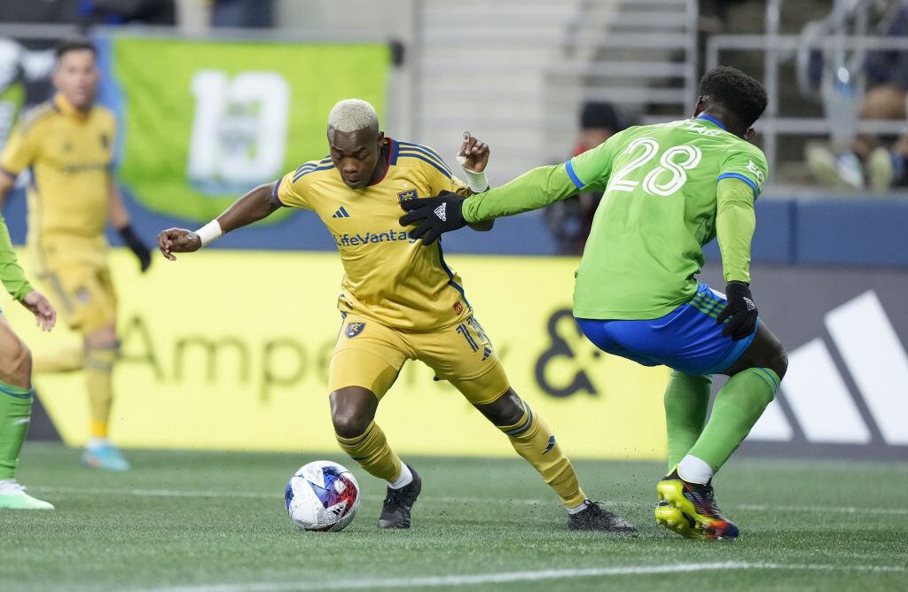 Carlos Andrés Gómez durante un partido del Real Salt Lake de Estados Unidos (Photo by Jeff Halstead/Icon Sportswire via Getty Images)