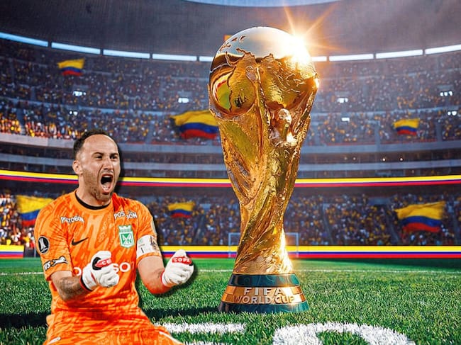 David Ospina, la única cuota de la Liga colombiana en la nómina de la Selección al Mundial 2026. Fotos: Getty Images y FCF.