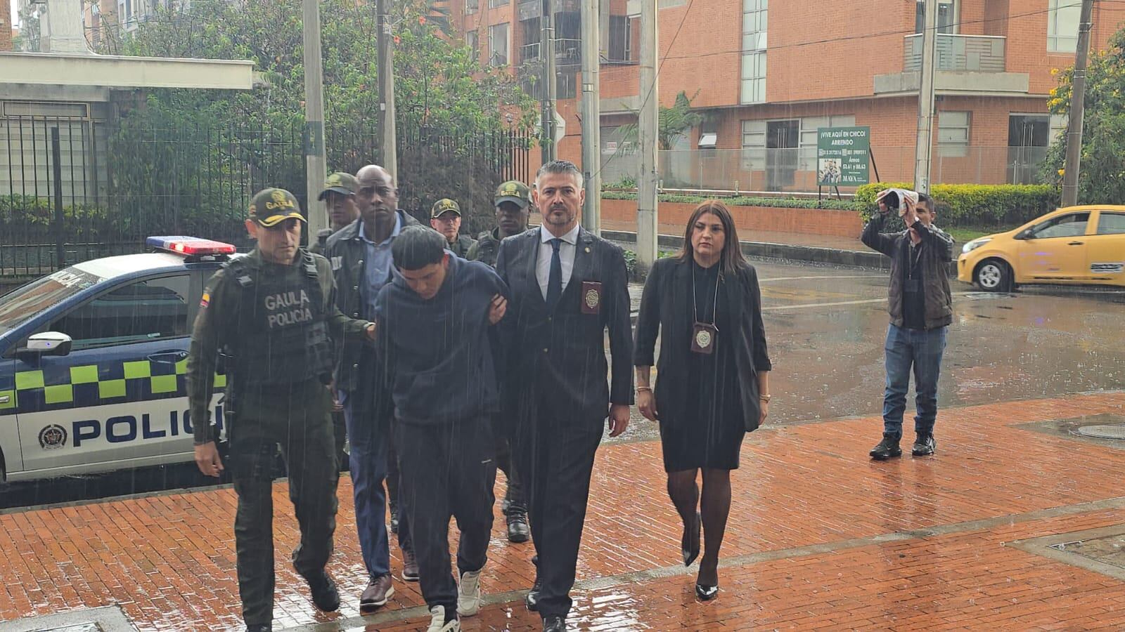 Fue trasladado al Gaula de la Policía en Bogotá, alias 'Gocho'