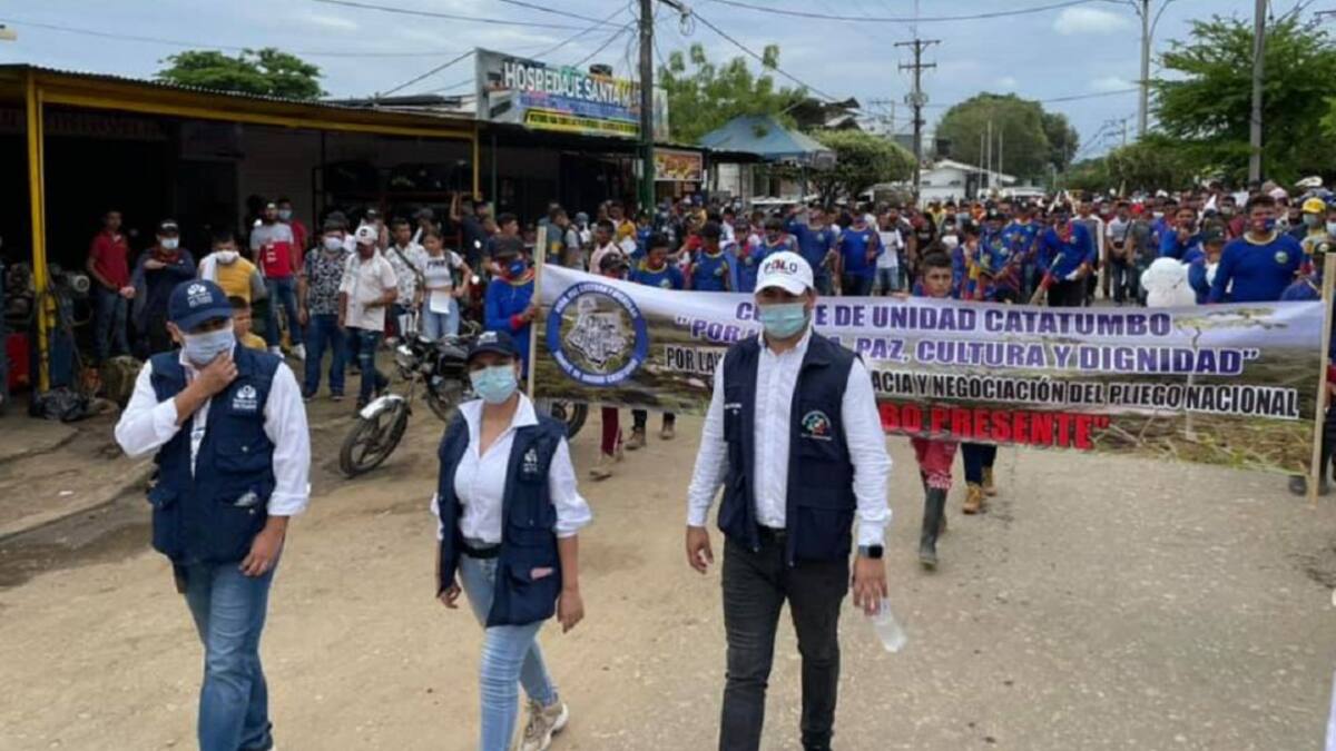Ministerio público garantiza movilidad a la misión médica en el Catatumbo