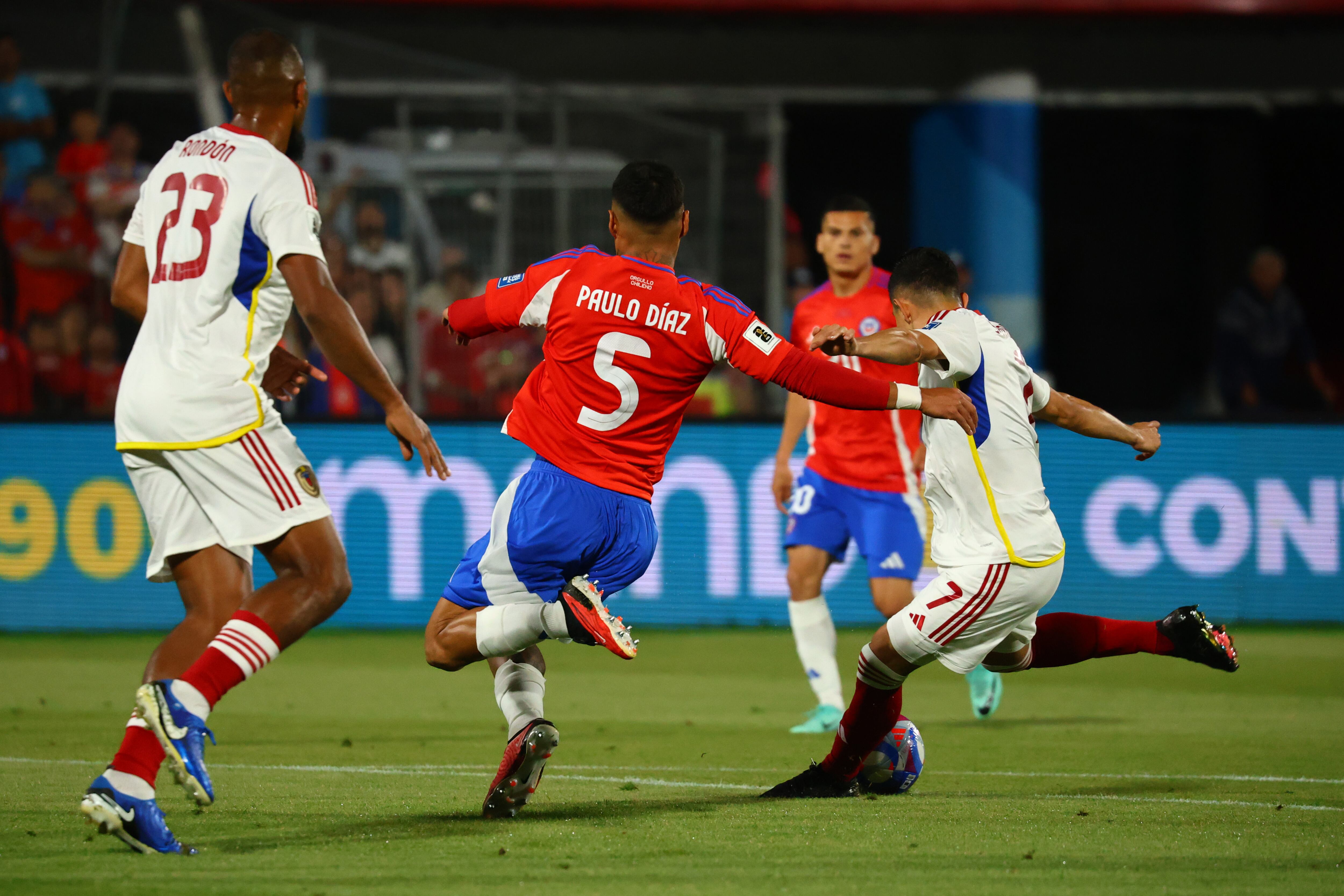 Chile Vs. Venezuela. (Photo by Marcelo Hernandez/Getty Images)