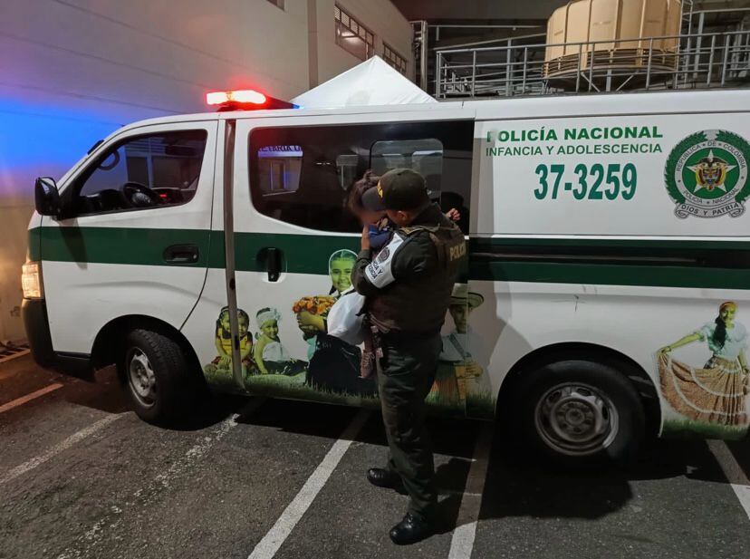 Policía rescató menor de 9 meses de edad abandonada en un hotel de Medellín