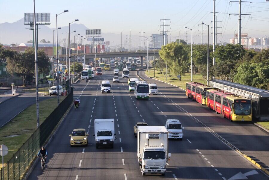 Día sin carro en Bogotá.