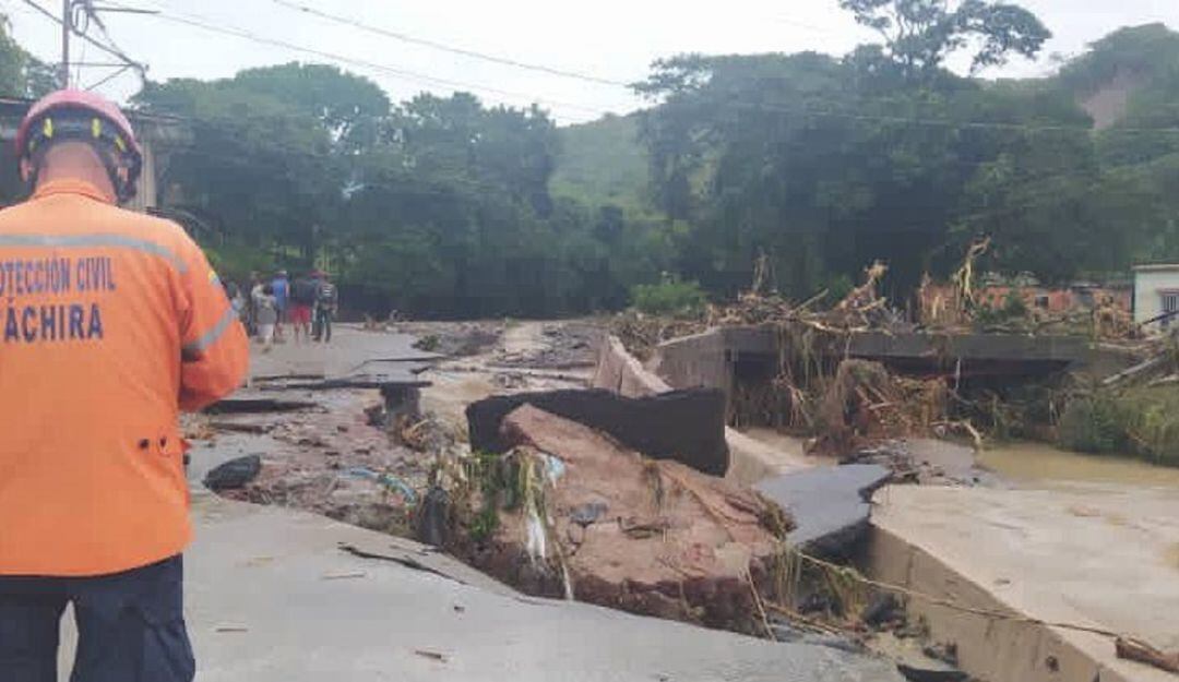 Autoridades en el Táchira en alerta por lluvias