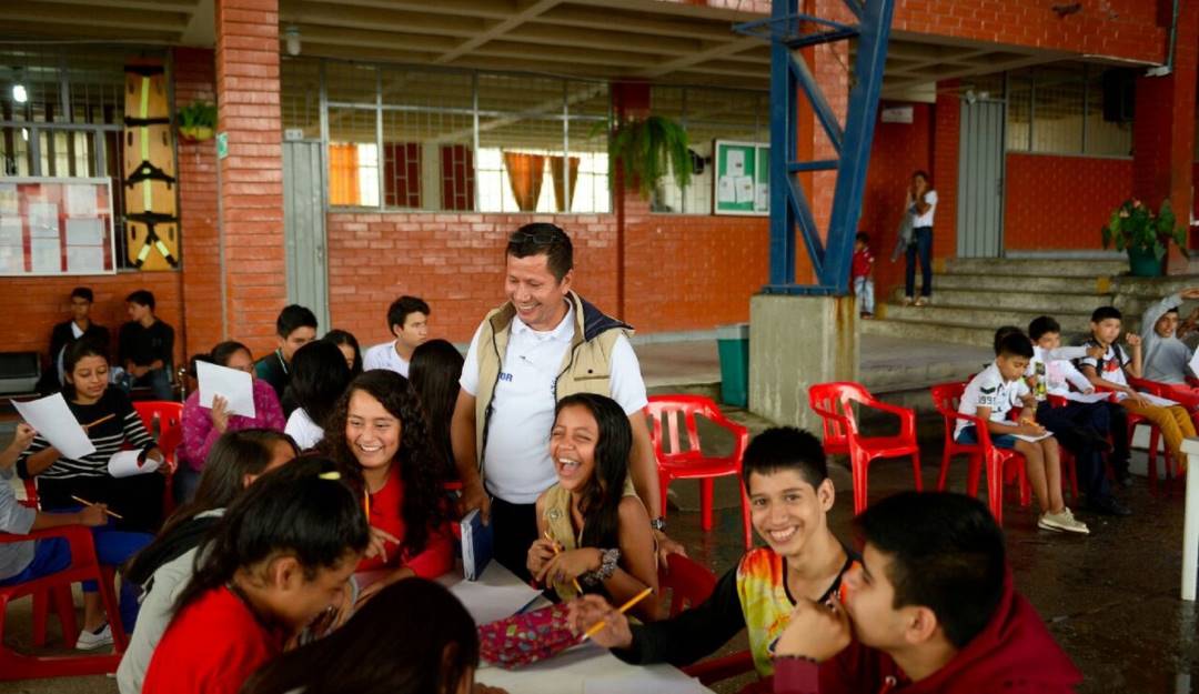 Escuelas en zonas rurales de Colombia. Foto: Colprensa. 