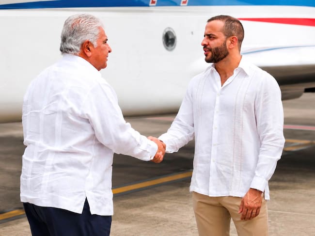 José Raúl Mulino, presidente de Panamá - Erasmo Zuleta, gobernador de Córdoba. Foto: prensa Gobernación de Córdoba.
