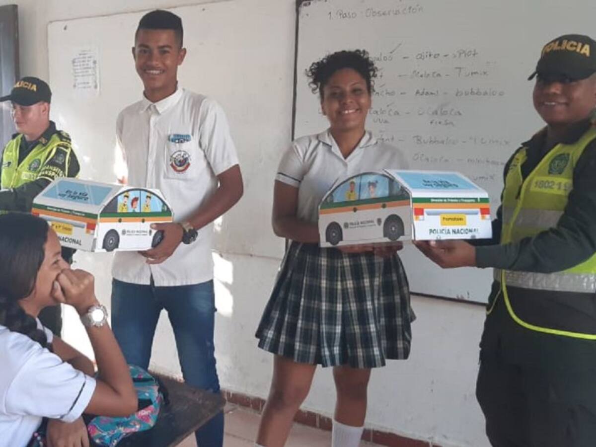 Desde Arjona Bolívar, la Policía lanza el plan "regreso a clases seguro"