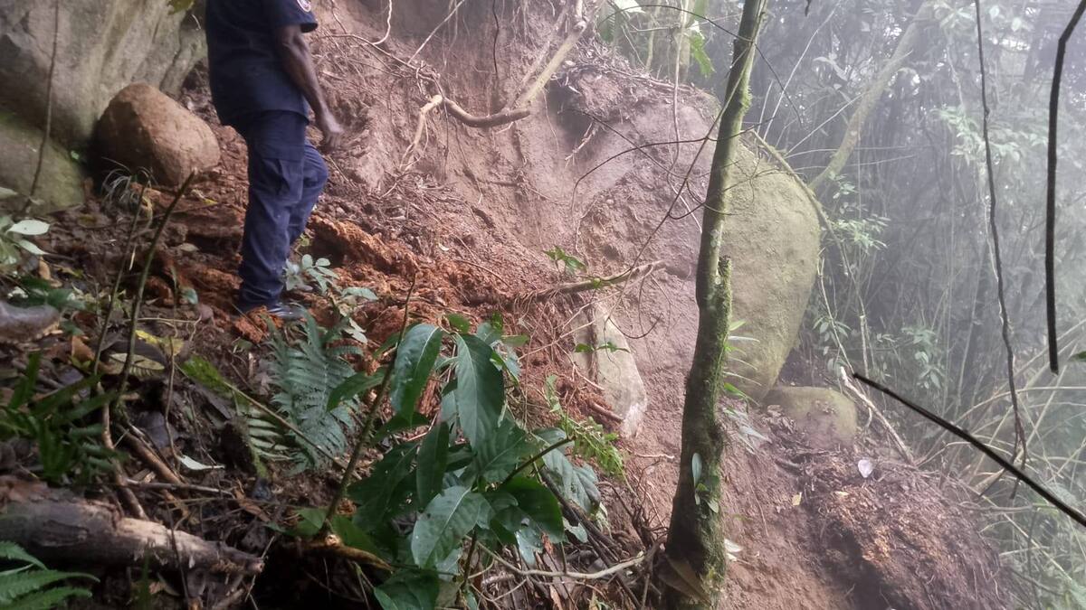 Evacuan familias en zona rural de Supía por un desprendimiento de tierra
