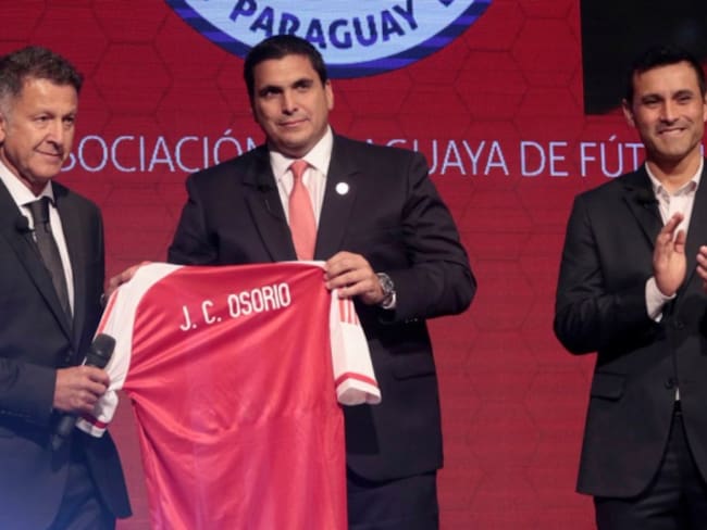 Juan Carlos Osorio fue presentado como técnico de la selección paraguaya