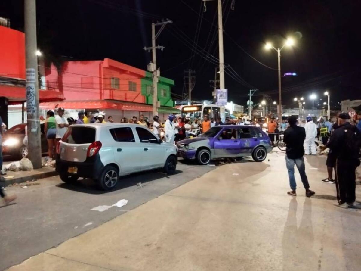 Cuatro heridos y un fallecido por accidente de tránsito cerca a Bazurto