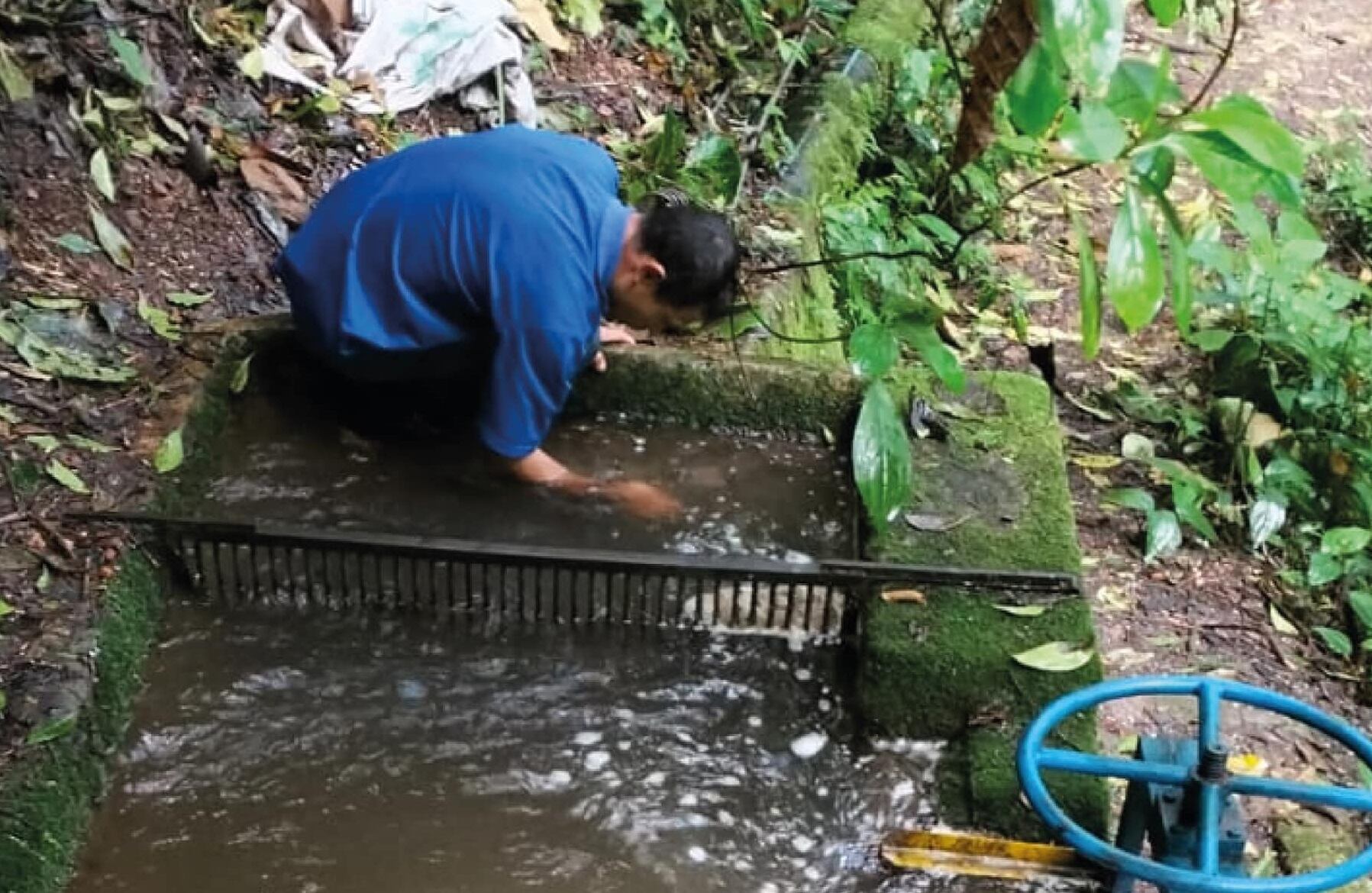 La creciente de ríos afectaron las bocatomas de Salento y Filandia. Foto: Cortesía EPQ