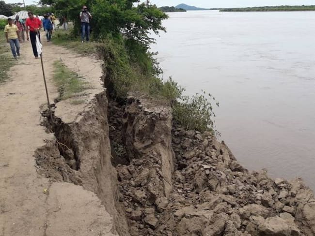 Tres mil familias en El Peñón, Bolívar, en riesgo de inundaciones