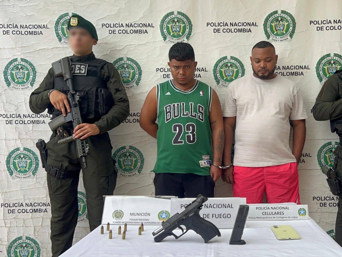 Capturados ‘Chino Marrugo’ y ‘El Chucho’, presuntos cabecillas de una peligrosa banda en Cartagena