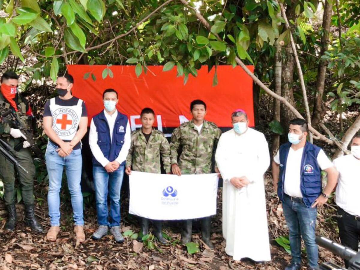 Militares liberados por el ELN en Catatumbo tienen síndrome de Estocolmo