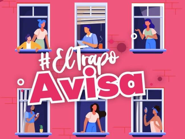 Con trapos negros, las mujeres denunciarán agresión durante la cuarentena