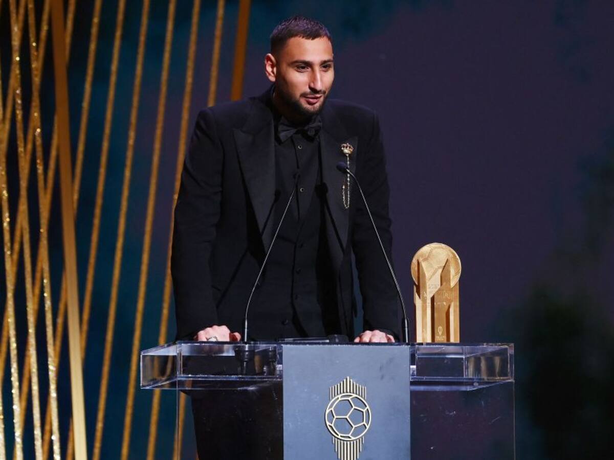 Donnarumma gana el trofeo Yashin al mejor portero del año