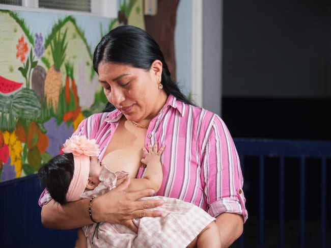 Lactatón, iniciativa de la Fundación Éxito para promover la lactancia materna en el país. Foto: Cortesía