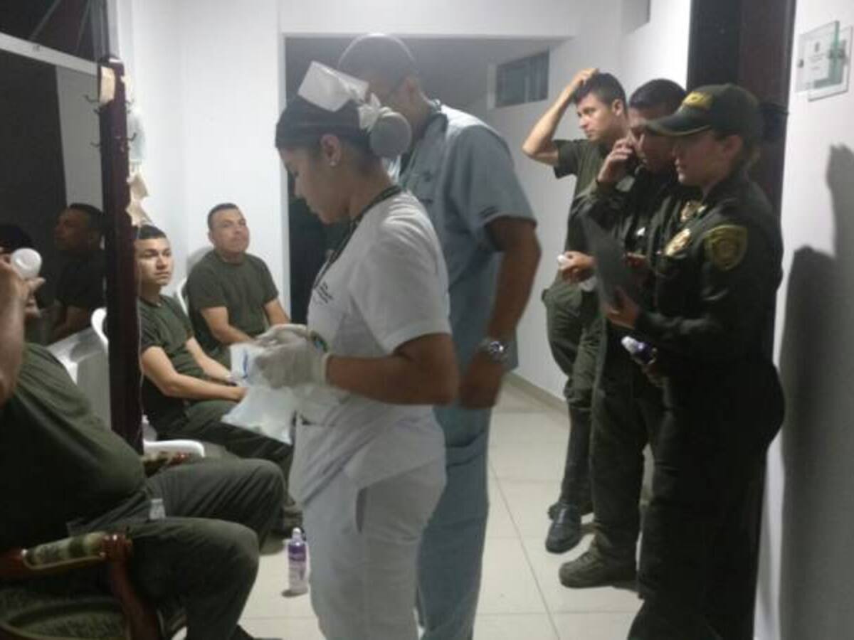 Ya están en Pereira los policías liberados, no registran heridas graves
