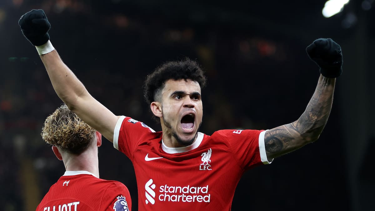 Luis Díaz ingresó a selecto grupo de jugadores del Liverpool en la presente temporada
