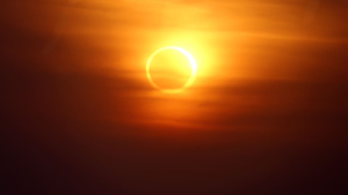 El sábado 14 de octubre se verá en Bucaramanga el eclipse solar anular