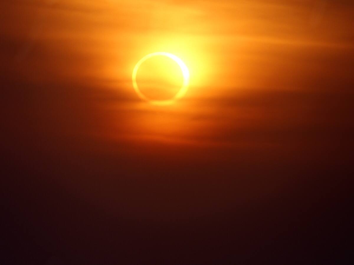 El sábado 14 de octubre se verá en Bucaramanga el eclipse solar anular