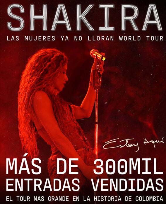 SHAKIRA RECORD EN COLOMBIA CROTESIA MIGUEL SANTACOLOMA