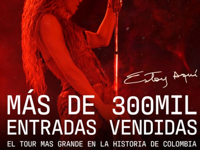 SHAKIRA RECORD EN COLOMBIA CROTESIA MIGUEL SANTACOLOMA