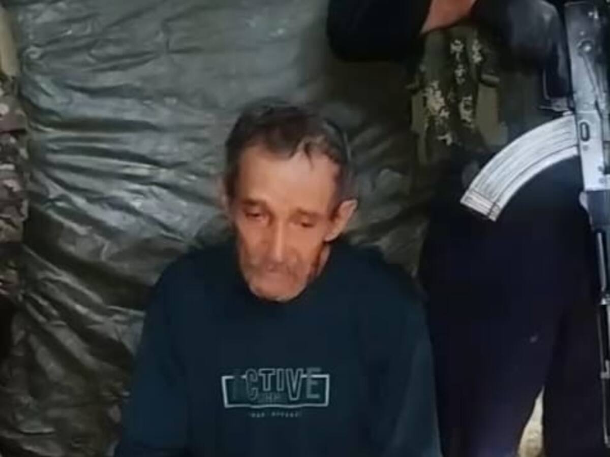 Entregan prueba de supervivencia de adulto mayor secuestrado en Sardinata