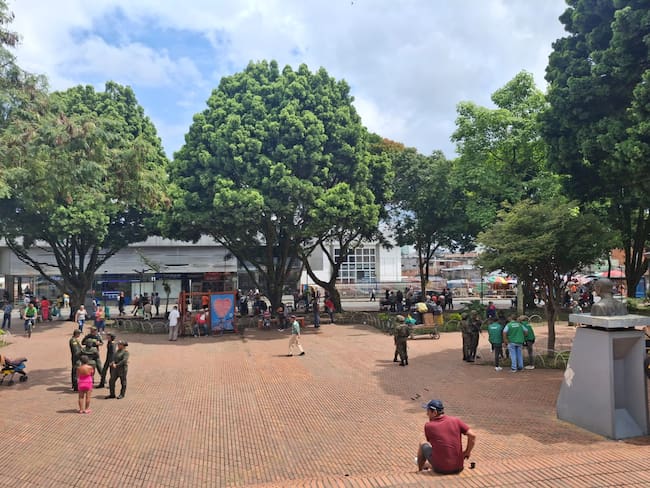 Coronel Luis Fernando Atuesta, comandante de la Policía del Quindío.