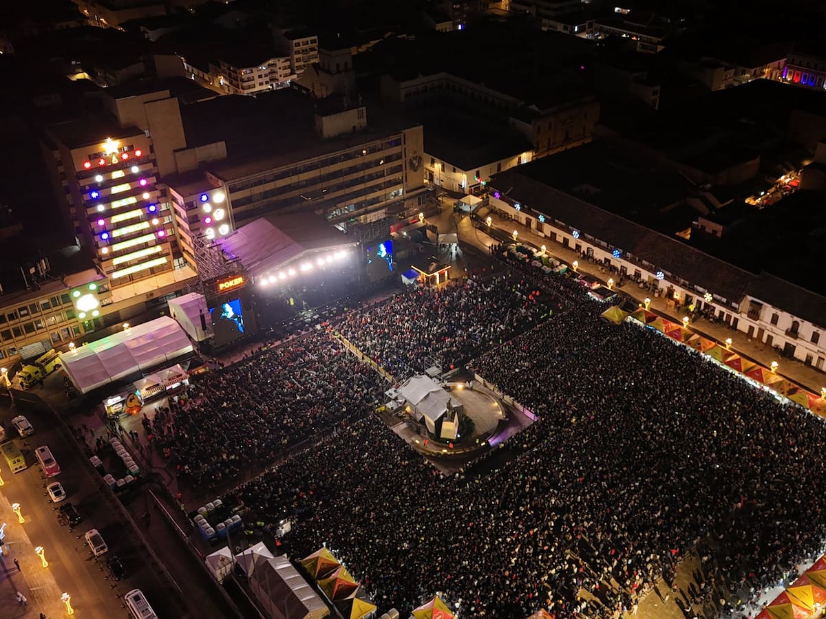 Más de 18 mil personas diarias han asistido a las noches estelares del Aguinaldo Boyacense en Tunja