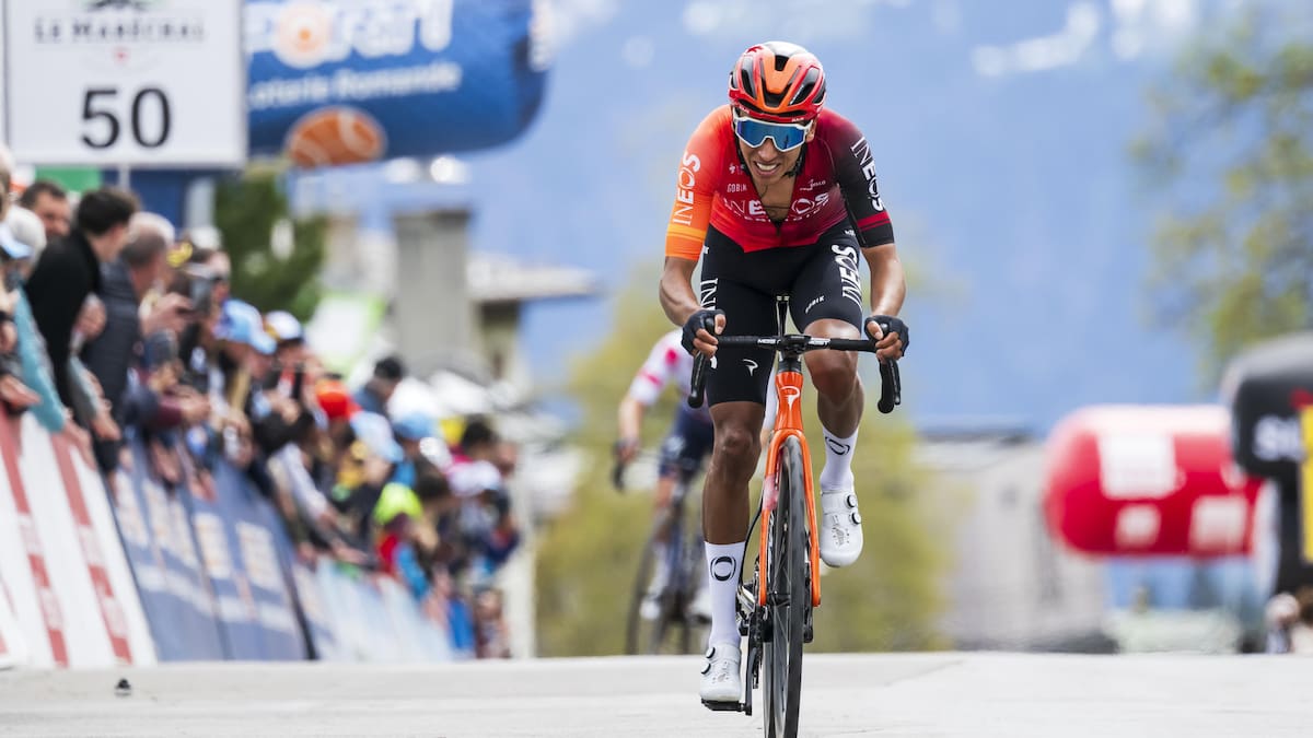 Tour de Romandía: Egan Bernal llega sexto en la etapa 4 y se mete al top-10 de la general