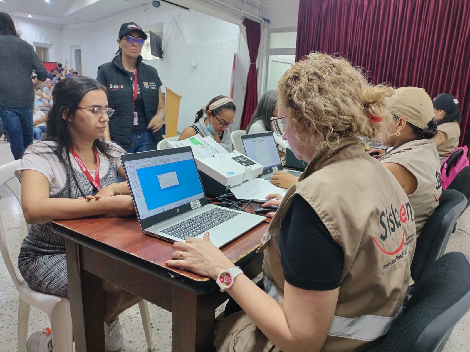 Jornada del Sisbén en Cúcuta. Universidad Francisco de Paula Santander.
