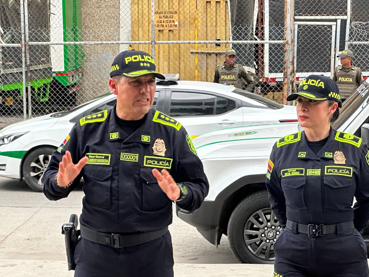 Director de la Policía Nacional revisa estrategia de seguridad en Bolívar