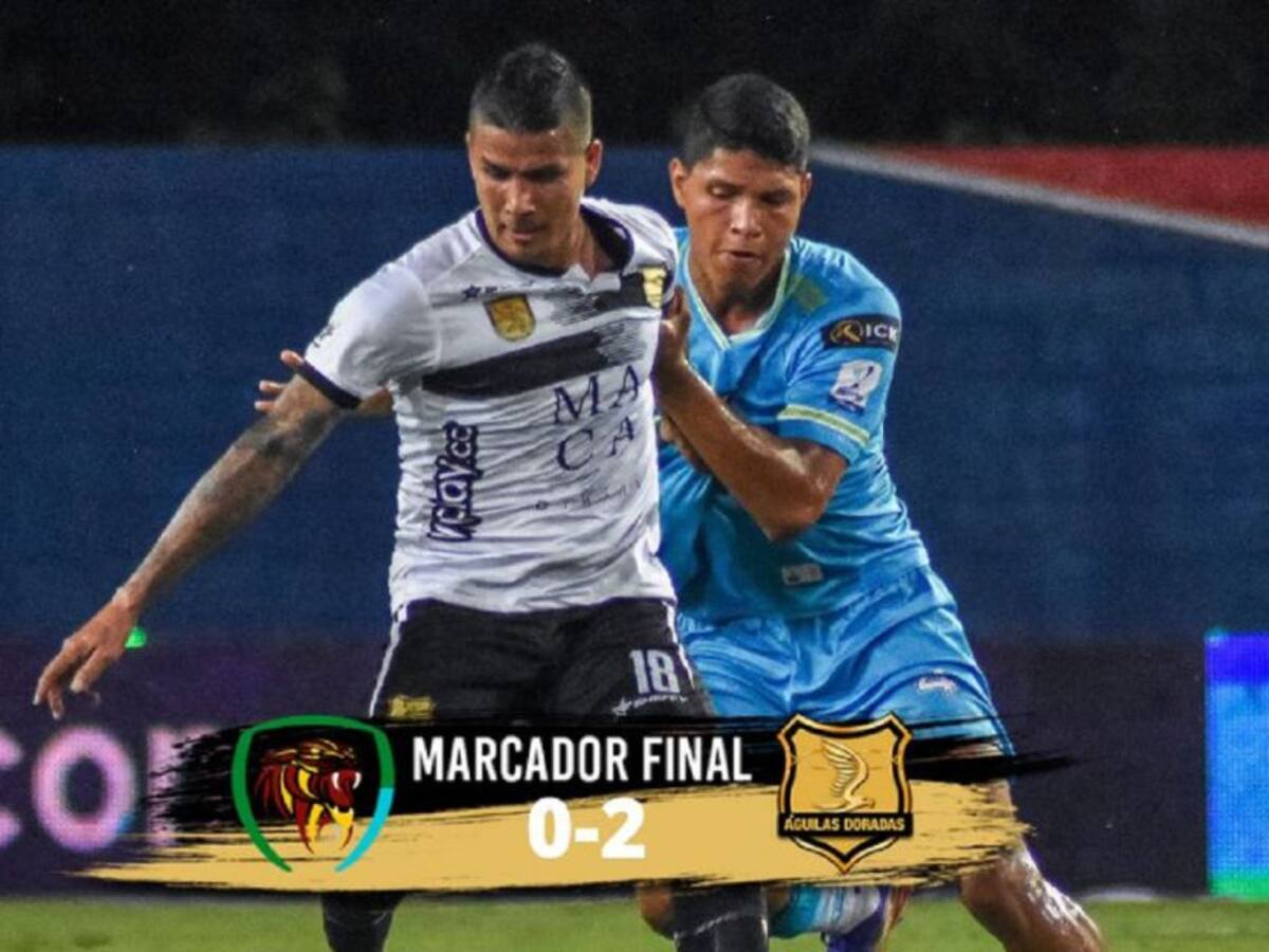 Águilas sorprendio a Jaguares y retomó el vuelo en el fútbol colombiano